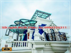 mái kính sắt nghệ thuật đẹp tại Hà Nội 2021