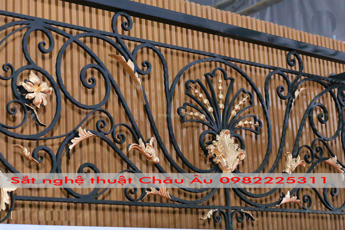 lan can ban công sắt mỹ nghệ ban công nghệ thuật sắt đặc đẹp
