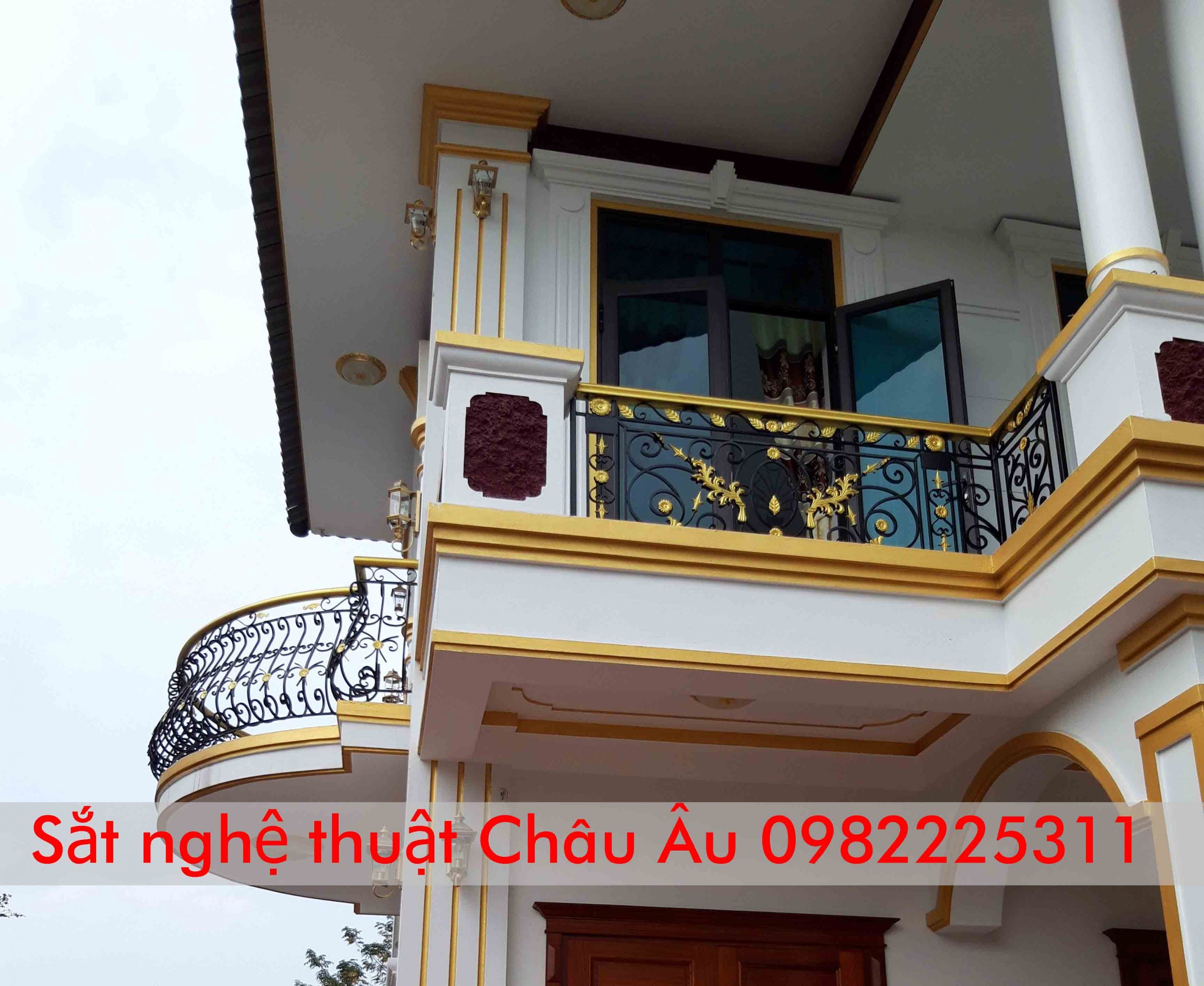 Mẫu lan can sắt cổ điển