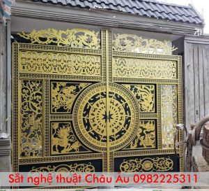 Cửa cổng sắt mỹ thuật cao cấpTại Bắc Ninh