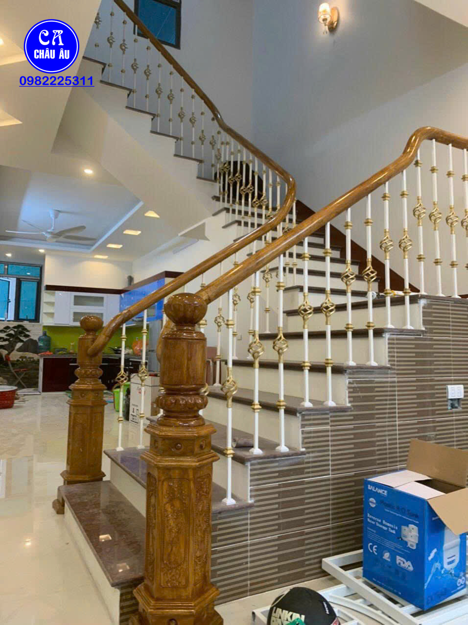 cầy thang sắt mỹ thuật đơn giản