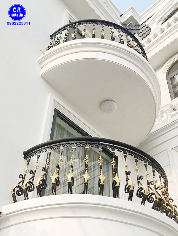 Mẫu lan can sắt mỹ thuật đẹp